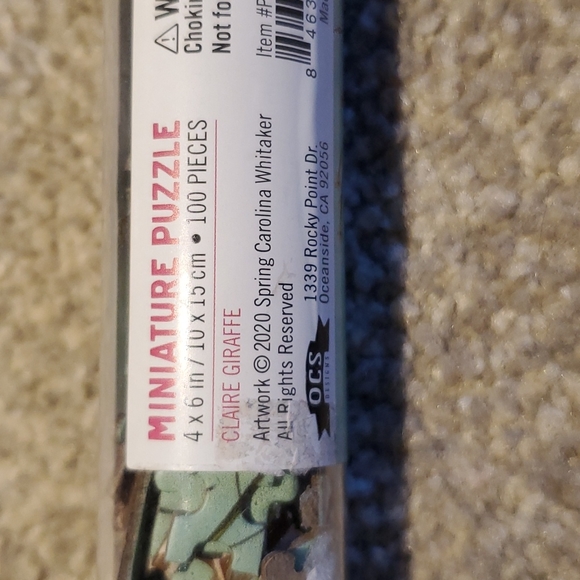 Mini Giraffe Puzzle - Picture 2 of 5